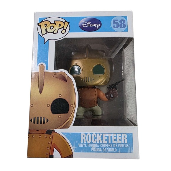 NIB Funko POP Disney Series 5 Rocketeer #58 Vinyl Figure Collectible Toy